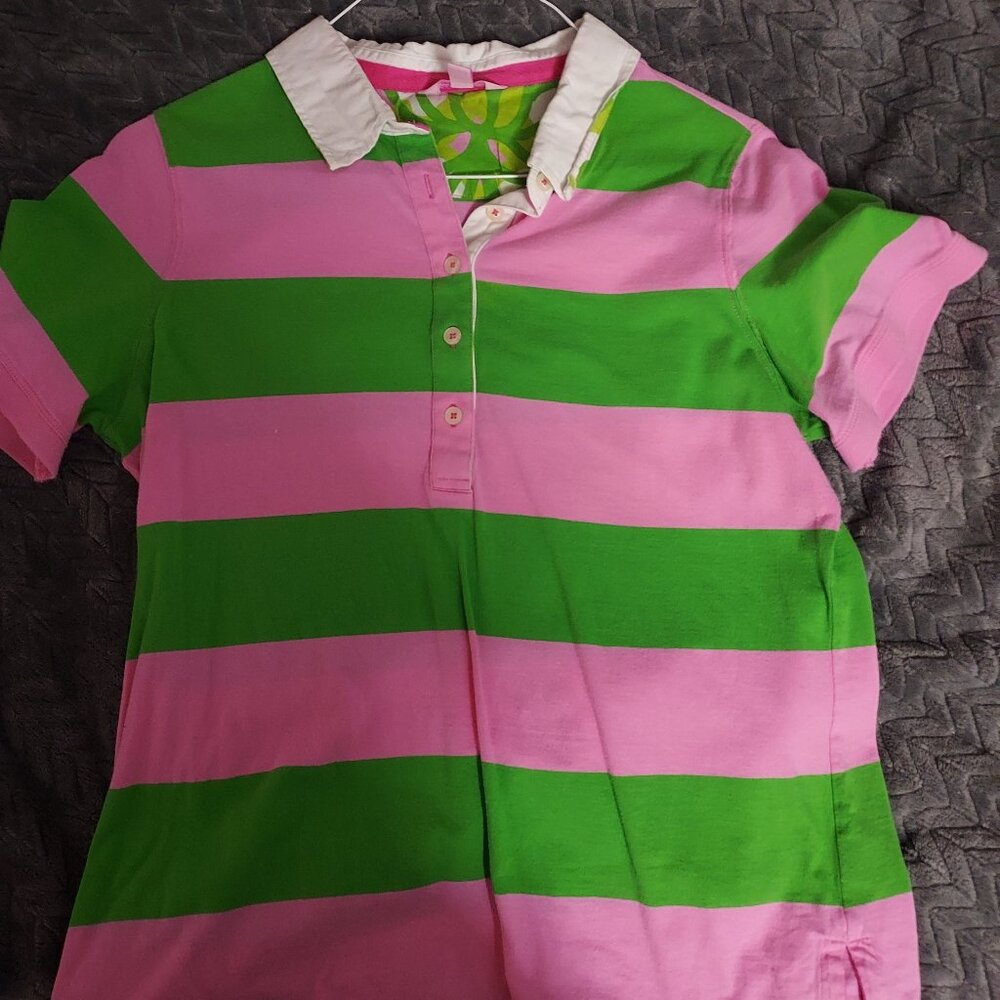 Lilly Pulitzer Striped Polo